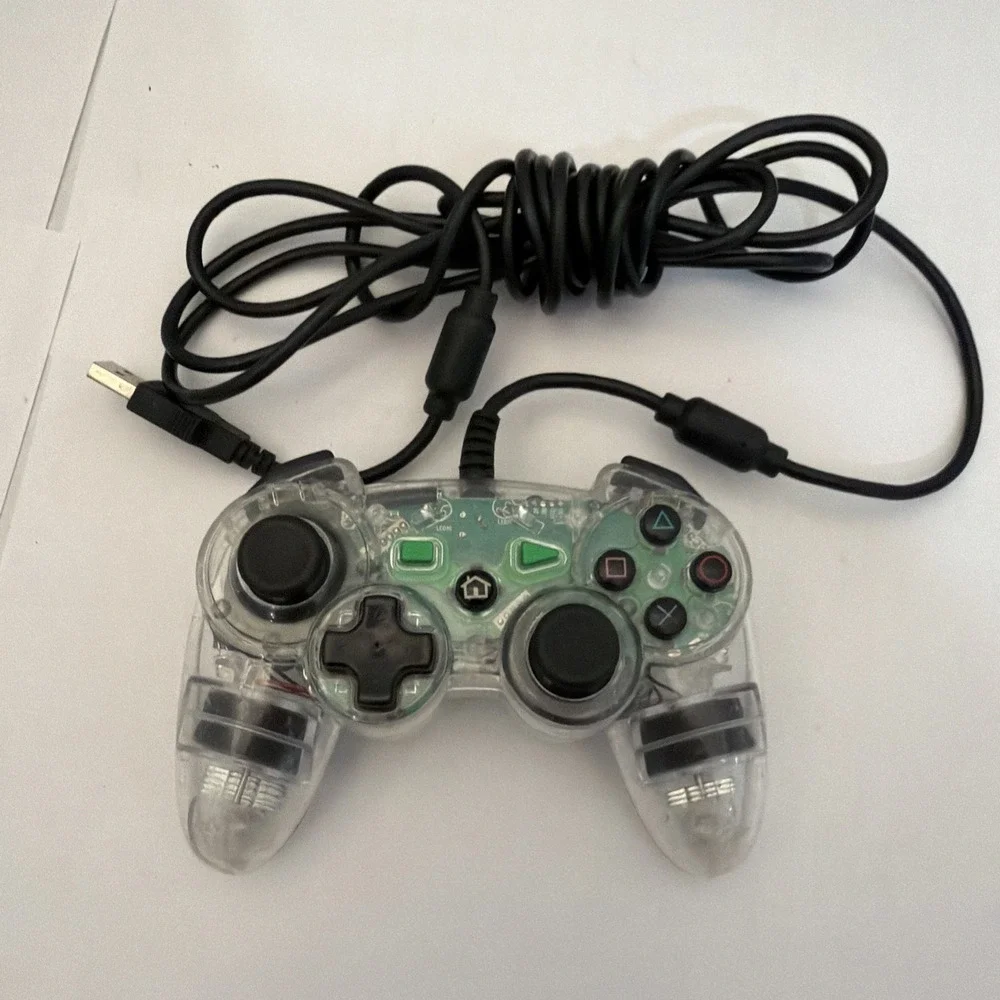 Lot (6) USB Wired Controllers PS3 Nyko Gigaware RadioShack Afterglow Untested